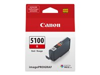 Canon PFI-5100 R - 14.4 ml - röd - original - hängande låda - bläcktank - för imagePROGRAF PRO-310 6958C001