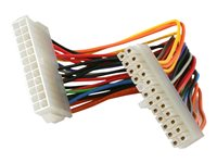 StarTech.com 8in 24 Pin ATX 2.01 Power Extension Cable - Power extension cable - 24 pin ATX (M) to 24 pin ATX (F) - 7.9 in - ATX24POWEXT - Förlängningskabel för ström - 24-pin ATX (hane) till 24-pin ATX (hona) - 20 cm ATX24POWEXT