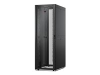 APC NetShelter SX Networking Enclosure with Sides - Rack - svart - 48U - 19" - TAA-kompatibel - för P/N: SMT1000RM1U, SMT750RM1U, SRTL10KRM4UT, SRTL5KRM2UI-HW, SRTL5KRM2UT-HW, SRTL8KRM4UT AR3347
