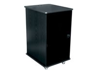 Middle Atalantic MFR Series - Rack skåp - golvstående - grynig ebenholtzask - 20U - 19" MFR-2027GE