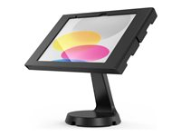 Compulocks iPad 10th-11th (A16) Gen Swell Enclosure Mast Counter Stand - Black - Monteringssats (hölje, ställ) - för surfplatta - låsbar - stål, aluminium - svart - skärmstorlek: 10.9" - bänkskiva, väggmonterbar - för Apple 10.9-inch iPad (10:e generation) 333B209SWLB