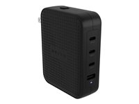 HyperJuice - Strömadapter - 145 Watt - utgångskontakter: 4 - svart HJ1001BKWWGL