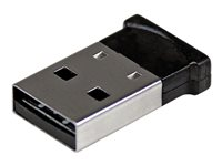 StarTech.com Mini USB Bluetooth 4.0-adapter - 50 m klass 1 trådlös EDR-dongel - Nätverksadapter - USB - Bluetooth 4.0 - Klass 1 - svart USBBT1EDR4