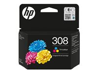 HP 308 - Cyan, magenta, gul - original - box - bläckpatron 7FP20UE#301