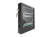 Compulocks iPad Pro M4 13" (2024), Apex Secured Enclosure Wall Mount - Monteringssats (hölje, ställ) - synliga kameror och sensorer fram/bak - för surfplatta - låsbar - metallram - svart - skärmstorlek: 13" - monteringsgränssnitt: 100 x 100 mm - bänkskiva - för Apple 13-inch iPad Pro M4 Wi-Fi, M4 Wi-Fi + Cellular 159B13PAPX4B