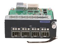 HPE FlexNetwork 5140HI/5520HI/5600HI 4 Port 1/10G SFP Plus Module - Expansionsmodul - Gigabit Ethernet / 10 Gigabit SFP+ x 4 - för FlexNetwork 5520HI S0T04A