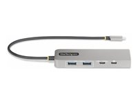 StarTech.com 3-Port USB-C Hub with 2.5 Gigabit Ethernet and 100W Power Delivery Passthrough Laptop Charging, USB-C to 2x USB-A/1x USB-C, USB 3.2 10Gbps Type-C Adapter Hub - Windows/macOS/Linux/Chromebook (10G2A1C25EPD-USB-HUB) - Hubb - kompakt - 1 x USB-C + 3 x USB 3.1 + 1 x 2.5GBase-T - skrivbordsmodell 10G2A1C25EPD-USB-HUB