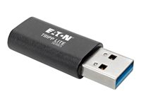 Eaton Tripp Lite Series USB-C to USB-A Adapter (F/M), USB 3.2 Gen 2 (10 Gbps) - USB-adapter - 24 pin USB-C (hona) till USB typ A (hane) - USB 3.2 Gen 2 / Thunderbolt 3 - 0.9 A - upp till 10 Gbps dataöverföringshastighet - svart - för P/N: U415-002-BDS, U420F-10M, U420F-15M, U420F-7P5M, U460-004-2A2C-2, U460-004-4C-G2C U329-000-10G