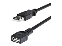 StarTech.com 1,8 m svart USB 2.0-förlängningskabel A till A – M/F - USB-förlängningskabel - USB (hane) till USB (hona) - USB 2.0 - 1.8 m - svart - för P/N: 35FCREADBK3, ICUSB2321F, ICUSB232V2, LTUB1MBK, MSDREADU2OTG, ST4200MINI2, UUSBOTG USBEXTAA6BK