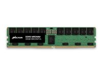 Micron - DDR5 - modul - 32 GB - DIMM 287-pin låg - 4400 MHz / PC5-70400 - CL36 - 1.1 V - ECC - grön MTC20F2085S1HC88XD1R