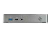 StarTech.com USB-C-dockningsstation - dockningsstation för bärbar dator med dubbelskärm för HDMI 1080p - strömförsörjning på 60 W - 1 st. USB-C, 3 st. USB-A, ethernet - dockningsstation för Dual Video-visning med USB 3.1 Gen 1 Type-C - Mac och Windows - Dockningsstation - USB-C 3.1 - 2 x HDMI - 1GbE - 90 Watt DK30CHHPDEU