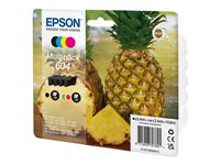 Epson 604 Multipack - 4-pack - svart, cyan, magenta, gul - original - blister - bläckpatron - för Expression Home XP-2200, 2205, 3205, 4200, 4205; WorkForce WF-2910, 2930, 2935, 2950 C13T10G64010