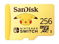 SanDisk - Flash-minneskort - 256 GB - Video Class V30 / UHS-I U3 - mikroSDXC UHS-I SDSQXAO-256G-GN6ZK