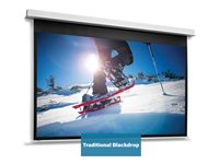 Da-Lite DescenderPro - Projektionsskärmyta med motor och vals - försänkt montering, takmontering - 135" (343 cm) - 16:10 - Matte White 10146801