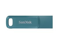 SanDisk Ultra Dual Drive Go - USB flash-enhet - 256 GB - USB 3.2 Gen 1 / USB-C - navagio bay SDDDC3-256G-G46NBB