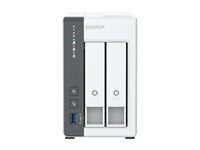 QNAP TS-216G - NAS-server - 2 fack - SATA 6Gb/s - RAID JBOD, 0, 1 - RAM 4 GB - 2.5 Gigabit Ethernet - iSCSI support TS-216G