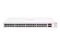 HPE Networking Instant On 1830 48G 4SFP Switch - Switch - smart - 48 x 10/100/1000 + 4 x Gigabit SFP - skrivbordsmodell, rackmonterbar JL814A#ABB