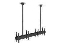 Multibrackets M Pro Dual Side MBC2X1U2 - Fäste - aluminium, stål - svart - skärmstorlek: 32"-65" - takmonterbar 7350073733491