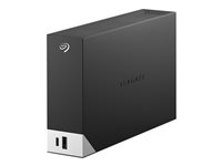 Seagate One Touch with hub STLC8000400 - Hårddisk - 8 TB - extern (desktop) - USB 3.0 - svart - med Seagate Rescue Data Recovery STLC8000400