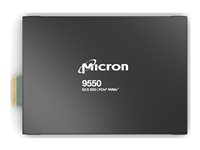 Micron 9550 MAX - SSD - Enterprise, Mixed Use - krypterat - 6.4 TB - inbyggd - E3.S - PCI Express 5.0 x4 (NVMe) - 256 bitars AES - TCG Opal Encryption 2.0, Self-Encrypting Drive (SED) - TAA-kompatibel MTFDLBQ6T4THB-1BK1DABYYR