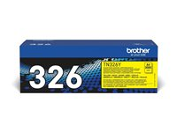 Brother TN326Y - Gul - original - tonerkassett - för Brother DCP-L8400, DCP-L8450, HL-L8250, HL-L8350, MFC-L8650, MFC-L8850 TN326Y