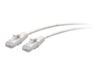 C2G 15ft (4.5m) Cat6a Snagless Unshielded (UTP) Slim Ethernet Network Patch Cable - White - Patch-kabel - RJ-45 (hane) till RJ-45 (hane) - 4.5 m - 4.8 mm - UTP - CAT 6a - hakfri, formpressad - vit C2G30186