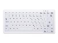 Active Key MedicalKey AK-C4110 - Tangentbord - trådlös - 2.4 GHz - amerikansk - vit AK-C4110F-FU1-W/US