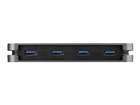 StarTech.com 4-port USB C-hubb - 4x USB-A - 5 Gbps USB 3.0 Type-C-hubb (USB 3.2/3.1 Gen 1) - USB-bussdriven - Bärbar USB-C till USB-A-adapterhubb för bärbara datorer - 28 cm lång kabel med kabelhantering - Hubb - 4 x USB 3.2 Gen 1 - skrivbordsmodell HB30CM4AB