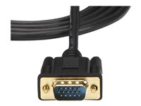StarTech.com HDMI till VGA aktiv konverteringskabel på 91 cm – HDMI till VGA adapter – 1920x1200 eller 1080p - Adapterkabel - HDMI, Mikro-USB typ B (endast ström) till HD-15 (VGA) hane - 1 m - svart - aktiv, 1920 x 1200 (WUXGA) stöd HD2VGAMM3