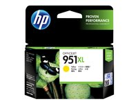 HP 951XL - 17 ml - Lång livslängd - gul - original - bläckpatron - för Officejet Pro 251dw, 276dw, 8100, 8600, 8600 N911a, 8610, 8615, 8620, 8625, 8630 CN048AE#301