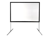 Multibrackets M Fast-fold - Projektorduk - 180" (457 cm) - 16:10 - Matte White - svart 7350073731992