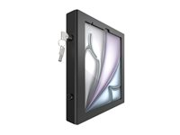 Compulocks iPad Air M2 & M3 13", Apex Enclosure Core Stand - Black - Monteringssats (hölje, ställ) - synliga kameror och sensorer fram/bak - för surfplatta - fast i 45 grader - låsbar - metall - svart - skärmstorlek: 13" - bänk, väggmonterbar - för Apple 13-inch iPad Air M2 Wi-Fi, M2 Wi-Fi + Cellular 111B13APXB