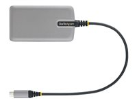 StarTech.com 4-Port USB-C Hub, USB 3.0 5Gbps, Bus Powered, USB Type-C to 4x USB-A Hub with Optional Auxiliary Power Input, Portable Desktop/Laptop USB Hub with 1ft (30cm) Attached Cable - USB Expansion Hub (5G4AB-USB-C-HUB) - Hubb - 4 x USB 3.2 Gen 1 + 1 x micro-USB - skrivbordsmodell 5G4AB-USB-C-HUB