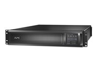 APC Smart-UPS X 2200 Rack/Tower LCD - UPS (rackmonterbar/extern) - AC 230 V - 1980 Watt - 2200 VA - Ethernet 10/100, RS-232, USB - utgångskontakter: 11 - 2U - svart - med APC UPS Network Management Card SMX2200R2HVNC