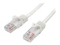 StarTech.com CAT5e Cable - 7 m White Ethernet Cable - Snagless - CAT5e Patch Cord - CAT5e UTP Cable - RJ45 Network Cable - Patch-kabel - RJ-45 (hane) till RJ-45 (hane) - 7 m - UTP - CAT 5e - hakfri - vit 45PAT7MWH