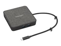 Kensington MD120U4 - Dockningsstation - USB-C / USB4 / Thunderbolt 3 / Thunderbolt 4 - 2 x HDMI - 1GbE, 2.5GbE K32850WW