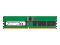 Micron - DDR5 - modul - 32 GB - DIMM 288-pin - 6400 MHz / PC5-51200 - CL52 - 1.1 V - registrerad - ECC - grön MTC20F2085S1RC64BD2R