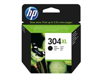 HP 304XL - Lång livslängd - svart - original - blister - bläckpatron - för AMP 130; Deskjet 26XX, 37XX; Envy 50XX N9K08AE#301
