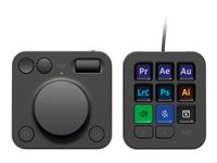 Logitech Master Series MX Creative Console - Tangentbord och nummersatsset - bakgrundsbelyst - USB-C - grafit 920-012931