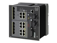Cisco Industrial Ethernet 4000 Series - Switch - Administrerad - 4 x SFP + 8 x 10/100 (PoE+) + 4 x kombinations-Gigabit SFP - DIN-skenmonterbar - PoE+ - DC power - TAA-kompatibel IE-4000-4S8P4G-E