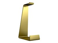 Multibrackets M Headset Holder - Monteringssats (montering på skrivbord) - för hörlurar/headset - aluminium - mässing - disk-monteringsbar 7350073732845