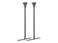 Multibrackets M Pro Series - Hölje - låg profil - för LCD-display - låsbar - stål - svart - skärmstorlek: 49"-65" - monterbar på golv till tak 7350105211645