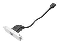 VISION TechConnect 3 USB-b module - Modulkontaktplatta med insnäppsfästen - USB typ B TC3 USBB