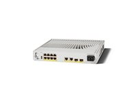 Cisco Catalyst 9200CX - Network Essentials - switch - kompakt - L3 - Administrerad - 8 x 10/100/1000 (PoE+) + 2 x 1000Base-T + 2 x 10 Gigabit SFP+ (upplänk) - rackmonterbar - PoE+ (240 W) C9200CX-8P-2XGH-E