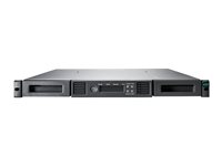 HPE StoreEver 1/8 G2 - Bandrobot - 96 TB / 240 TB - platser: 8 - inga bandenheter - kan monteras i rack - 1U - streckkodsläsare R1R75A
