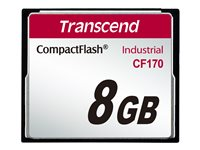 Transcend Industrial - Flash-minneskort - 8 GB - 170x - CompactFlash TS8GCF170