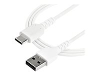 StarTech.com 1 m USB 2.0 till USB-C-kabel -&nbsp;vit - USB-kabel - USB (hane) rak till 24 pin USB-C (hane) rak - Thunderbolt 3 / USB 2.0 - 1 m - vit RUSB2AC1MW
