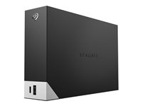 Seagate One Touch with hub STLC16000402 - Hårddisk - 16 TB - extern (desktop) - USB 3.0 - svart - med Seagate Rescue Data Recovery STLC16000402