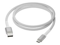 dbramante1928 re-charge - USB-kabel - USB (hane) till USB-C (hane) - 1.2 m - strömöverföring upp till 36 W, flätad kabel CB12ACGR7114