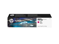 HP 991X - 187 ml - Lång livslängd - magenta - original - PageWide - bläckpatron - för PageWide Color 755; PageWide Managed P77740, P77760; PageWide Pro 750, 772, 777 M0J94AE